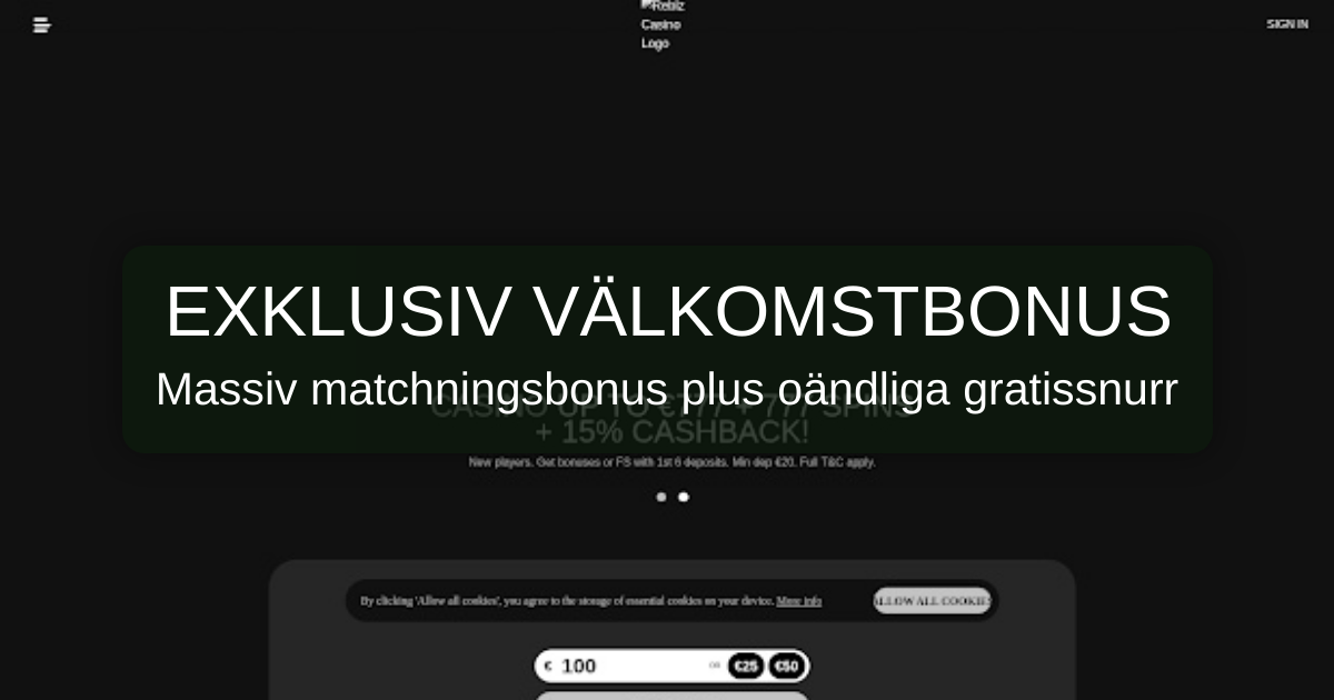 Reblz Casino Sverige för svenska spelare